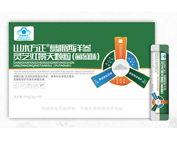 山水方正?葛根西洋參靈芝紅景天顆粒-葡萄味